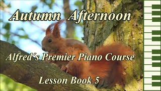 Autumn Afternoon  Piano Solo [upl. by Edgard]