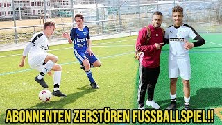 Heftige u 15 Abonnente zerstören Fussballspiel [upl. by Eedahs526]