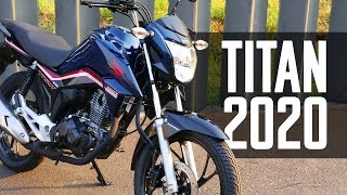 NOVA TITAN 2020 Azul Escuro Perolizado O que mudou da 2019 [upl. by Imis]