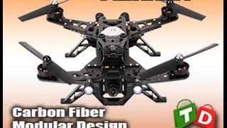 Walkera Runner 250 RTF FPV Quadcopter Devo7 Review From TinyDeal [upl. by Acnaiv742]