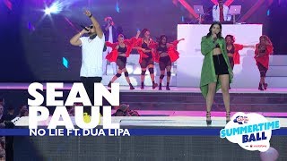 Sean Paul ft Dua Lipa  No Lie Live At Capital’s Summertime Ball 2017 [upl. by Johns]