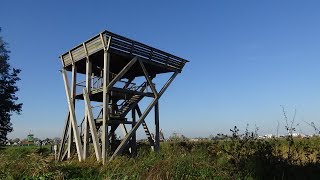 Uitkijktoren en De Zaanse Schans vanuit de lucht bekeken [upl. by Noicnecsa]