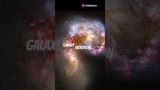 Spectacular Collision The Antennae Galaxies Merge shorts trending collision galaxy [upl. by Marbut]