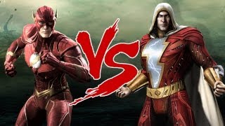 Injustice Gods Among Us The Flash vs Shazam [upl. by Enaed]