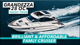 Brilliant and affordable family cruiser  Grandezza 28 OC tour  Motor Boat amp Yachting [upl. by Basia981]