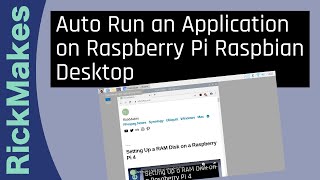 Auto Run an Application on Raspberry Pi Raspbian Desktop [upl. by Norred]