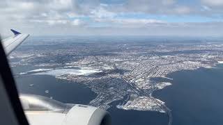 Newark NYC Overview on LaGuardia Arrival on United A320 [upl. by Eleonora]