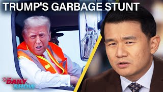 Trump Climbs Into a Garbage Truck amp Harris Gets Her Campaign Into Women’s Bathrooms  The Daily Show [upl. by Tloh]