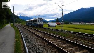 Die Zugspitzbahn bei GarmischPartenkirchen [upl. by Crofton]