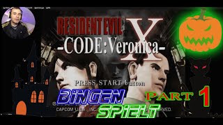 Bingen Spielt Lets Play  Resident Evil Code Veronica Part 1  with German Commentary [upl. by Nolra546]