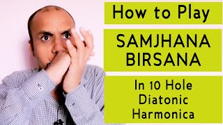 Samjhana Birsana  10 Hole Diatonic Harmonica Lesson [upl. by Adi]