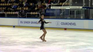 ISU Jr Grand Prix Courchevel Ladies Short Program  Selin HAFIZOGLU TUR [upl. by Aunson]