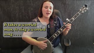 Worried Man Blues FREE clawhammer banjo lesson [upl. by Naras]