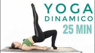 YOGA VINYASA DINÁMICO TODO CUERPO 25 MIN  MALOVAELENA [upl. by Aldred]