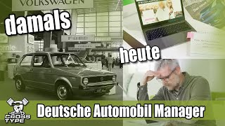 Volkswagen  Deutsche Automobil Manager damals und heute [upl. by Aissilem]