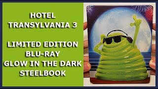 HOTEL TRANSYLVANIA 3  LIMITED GLOW IN THE DARK BLURAY STEELBOOK UNBOXING  MMSATURN EXCLUSIVE [upl. by Leodora]