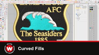 Wilcom Element 6 Curved Fills [upl. by Rika385]