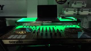 Pioneer DDJRZ  DDJSZ  DDJSZ2 DJ Controller Premium Edition LED Flight FX Case by Odyssey [upl. by Sachsse]