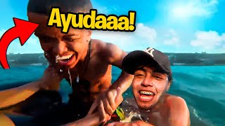 PERDIDOS en el MEDIO DEL MAR 🌊😂 NEUTRO YT x MANOLITO [upl. by Aynosal]