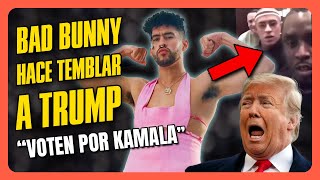 Bad Bunny apoya a Kamala Trump ya no tiene chance de ganar [upl. by Nathanil]