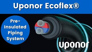 How Uponor Ecoflex® Benefits Efficiency and Sustainability [upl. by Ricky]