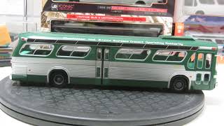 Hachette IXO 143 Scale GM Fishbowl Bus in Manhattan and Bronx Surface Transit Livery [upl. by Egoreg]