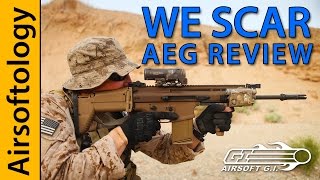 WE SCAR AEG Review  Airsoft GI  Airsoftology [upl. by Salim325]