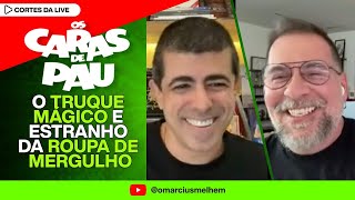 O TRUQUE MÁGICO E INUSITADO DA ROUPA DE MERGULHO CORTE 3 DA LIVE COM LEANDRO HASSUM E EQUIPE [upl. by Maccarone]