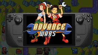 Advance Wars  Steam Deck GBA Emulation [upl. by Primrosa]