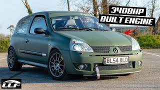 THE 340BHP RENAULT CLIO 182 TURBO BUILT ENGINE [upl. by Janeta]