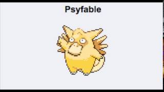 Pokemon Fusion Cries sound design Psyfable Psyduck  Clefable [upl. by Eirased]