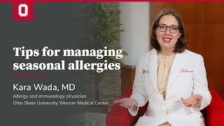 Tips for managing seasonal allergies  Ohio State Medical Center [upl. by Cassidy]