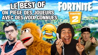 On piège des gens sur Fortnite avec des voix connues BEST OF [upl. by Attelocin]