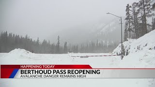 Berthoud Pass finally open but avalanche danger remains high [upl. by Lessur89]