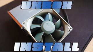 Noctua NFR8 Redux Case Fan Unboxing amp Installation [upl. by Silva]