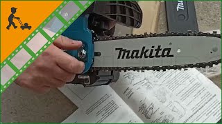 Tutoriel de montage de la Tronçonneuse thermique délagage MAKITA AE3110T 25B avec guide de 25 cm [upl. by Vincenz]