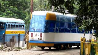 Kolkata Calcutta Trams  Esplanade Depot and a Ride on a New Tram Car [upl. by Zetana721]