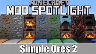 Minecraft Mod Spotlight Simple Ores 2 164 [upl. by Thrasher750]