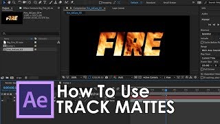 How to use Track Mattes in Adobe After Effects  Tutorial [upl. by Packer946]