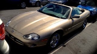 1998 Jaguar XK8 Convertible Start Up Quick Tour amp Rev With Exhaust View  58K [upl. by Llertnek916]