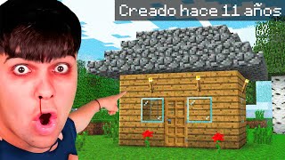 Encontré Mi Mundo Antiguo de Minecraft de Hace 11 Años [upl. by Bordie129]