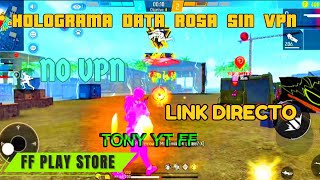 NUEVO HOLOGRAMA DATA SIN VPN✅ FREE FIRE ACTUALIZADO🔥💯 [upl. by Ullman705]