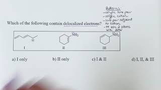 Identifying delocalized electrons example [upl. by Krell]