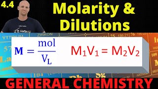 44 Molarity and Dilutions  General Chemistry [upl. by Manus]