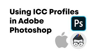 Setup MAC ICC Profiles in Photoshop [upl. by Bluh]