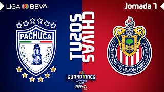 Resumen y Goles  Pachuca vs Chivas  Liga BBVA MX  Guard1anes 2021  Jornada 7 [upl. by Newmark249]