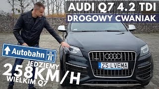 2007 Audi Q7 42 TDI  258 kmh rodzinnym SUVem w Dieselu [upl. by Enrev]