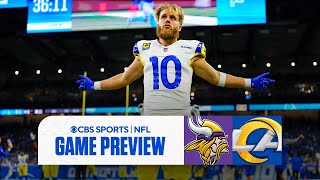 NFL Week 8 Thursday Night Football Vikings at Rams  Full Game PREVIEW [upl. by Fiden]