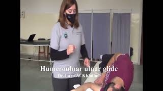 Humeroulnar ulnar glide [upl. by Erastus]