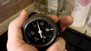 WILLYS TEMPERATURE GAUGE [upl. by Claresta951]